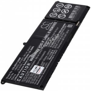 Accu geschikt voor Laptop Dell Vostro 5510, Latitude 3320, Inspiron 15 5510, Type FH3K2