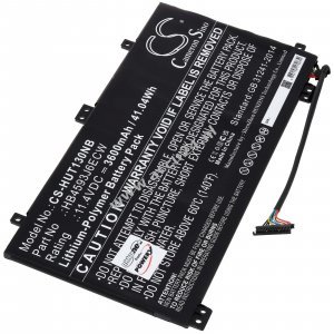 Batterij geschikt voor Laptop Huawei MateBook 13 2020 WRT-W19 Type HB4593J6ECW