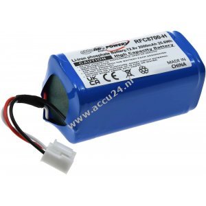 Voedingsbatterij geschikt voor robotstofzuiger Philips FC8700, FC8603, type 4IFR19/66