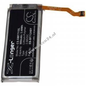 Batterij past op smartphone Samsung Galaxy Z Flip 3 SM-F711 type EB-BF712ABY