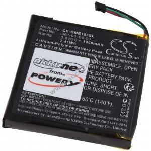 Batterij geschikt voor GPS fietscomputer Garmin Edge 1030, type 361-00105-00