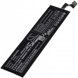 Batterij past op toetsenbord Apple Magic Keyboard 2 A1644 Type A1645