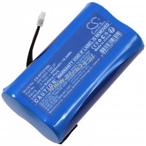 Batterij geschikt voor bewakingscamera Security efuy SoloCam C210 type SW18650 34M 2P