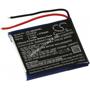 Batterij geschikt voor hoofdtelefoon JBL Synchros E50BT / type P433638