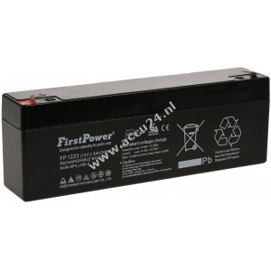 FirstPower Loodgelbatterij FP1223 VdS 12V 2,3Ah