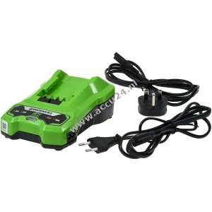 Snellader Green works Gereedschap G24C 24V Li-Ion, voor 24V Li-Ion Green werkaccu's, bijv. G24B2, G24B4