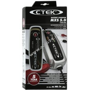 CTEK MXS 5.0 Batterijlader met automatische temperatuurcompensatie 12V 5A EU-stekker