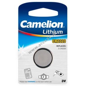 Lithium knoopcel Camelion CR2320 1 blisterverpakking