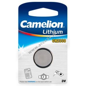 Lithium knoopcel Camelion CR2330 1 blisterverpakking