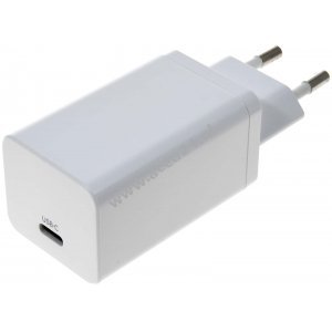 USB-C Power Delivery PPS oplader / adapter 65W GaN Wit