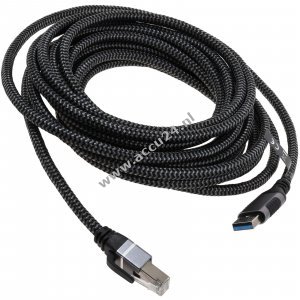 Ethernetkabel USB-A 3.0 naar RJ45 5 m