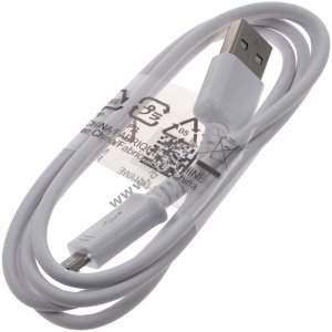 Samsung ECB-DU4AWE USB-A naar Micro-USB datakabel oplaadkabel 1m wit