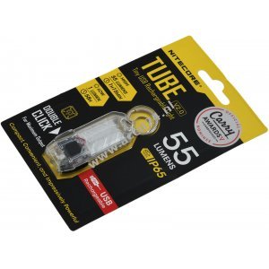 Nitecore TUBE 2.0 Mini LED-zaklamp, met Micro USB, max. 55 lumen, transparant