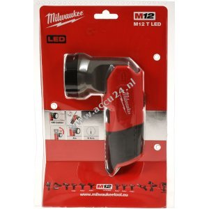 Milwaukee M12 T LED-zaklamp, handlamp, batterijlamp 120 lumen, zonder batterij