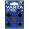 Varta Lithium knoopcel CR2025 DL2025 blisterverpakking van 5