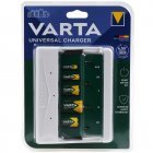 VARTA universele batterijlader voor AA, AAA, C, D of 1x 9V NiMH-batterijen