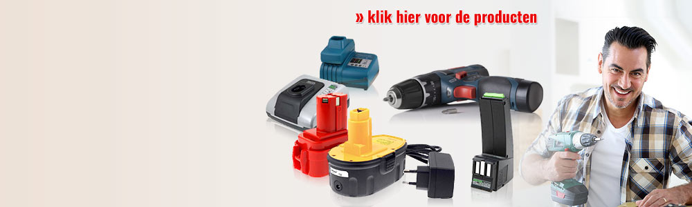 Gereedschap accu’s